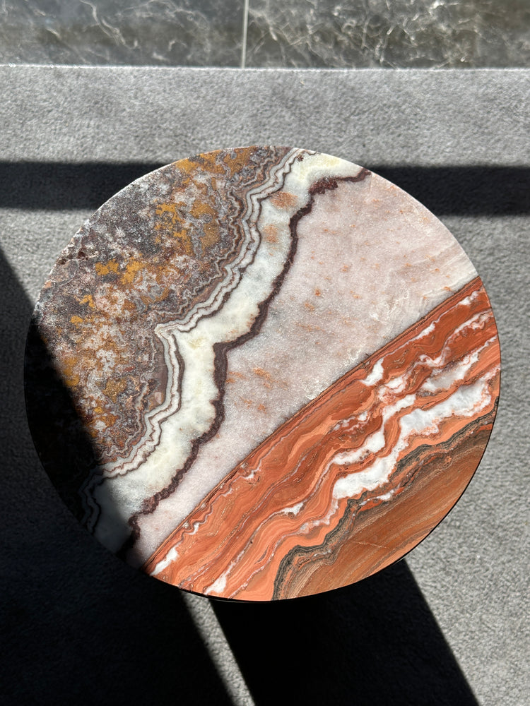 Alba Onyx Table Pink Serpentine