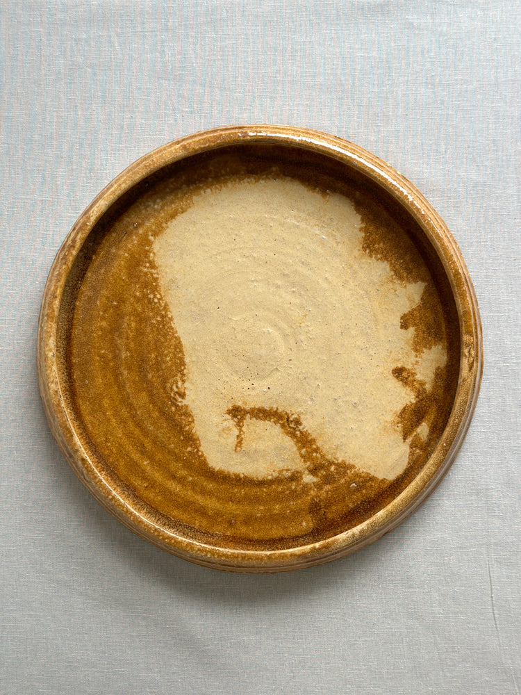 Vintage Round Ceramic Platter