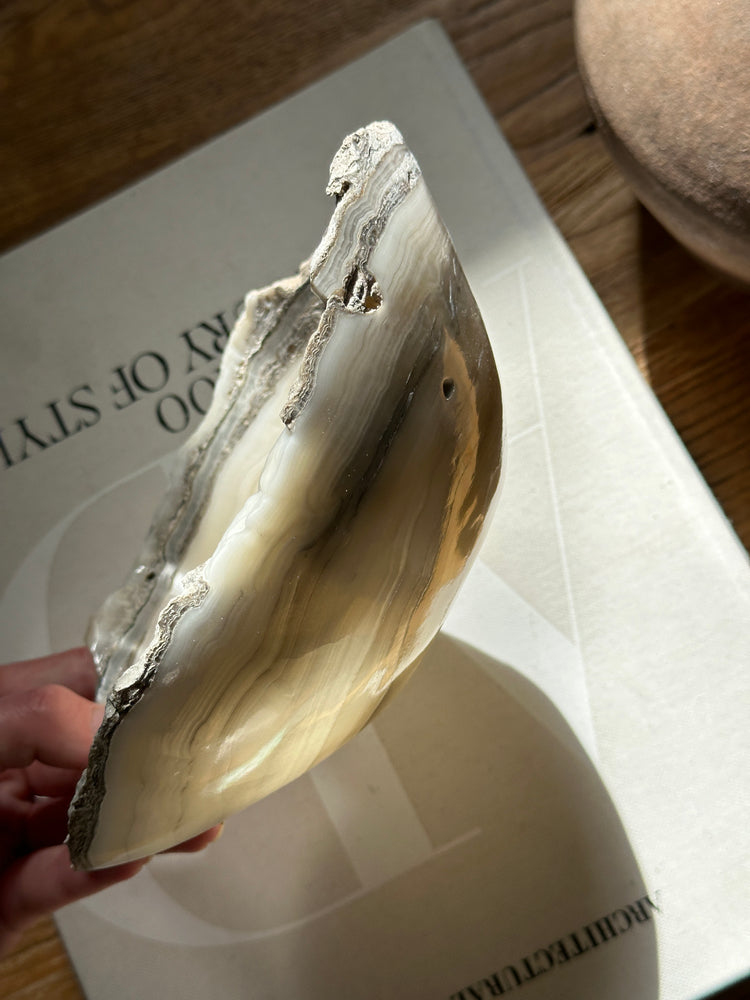 Grey Amber Onyx Bowl