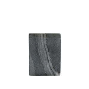 Grey Black Marble Object Tall