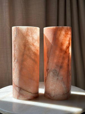 Rosa Vein Onyx Lamp