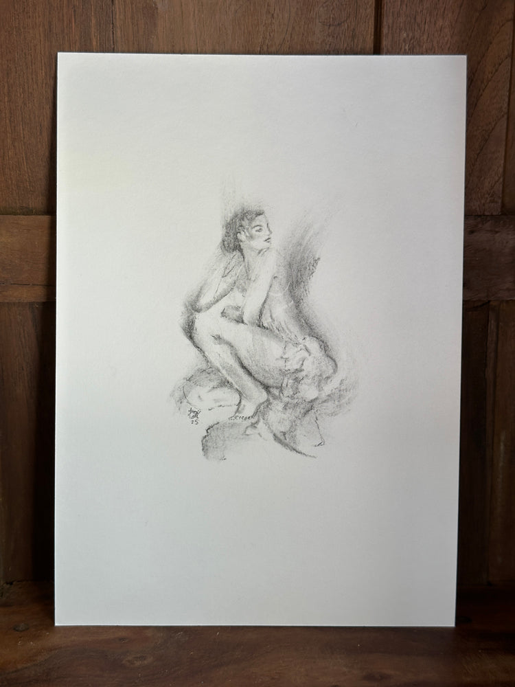 Women’s Figure Sketch Original Artwork