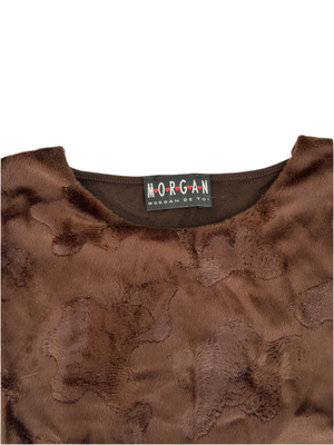 MORGAN DE TOI FUR TOP Y2K RARE | S