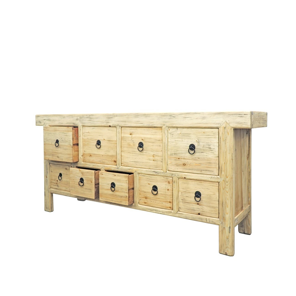 Olive 9 Drawer Sideboard