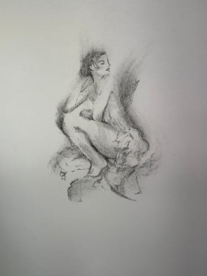 Women’s Figure Sketch Original Artwork