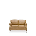 Camel Italian Leather 2 Seater