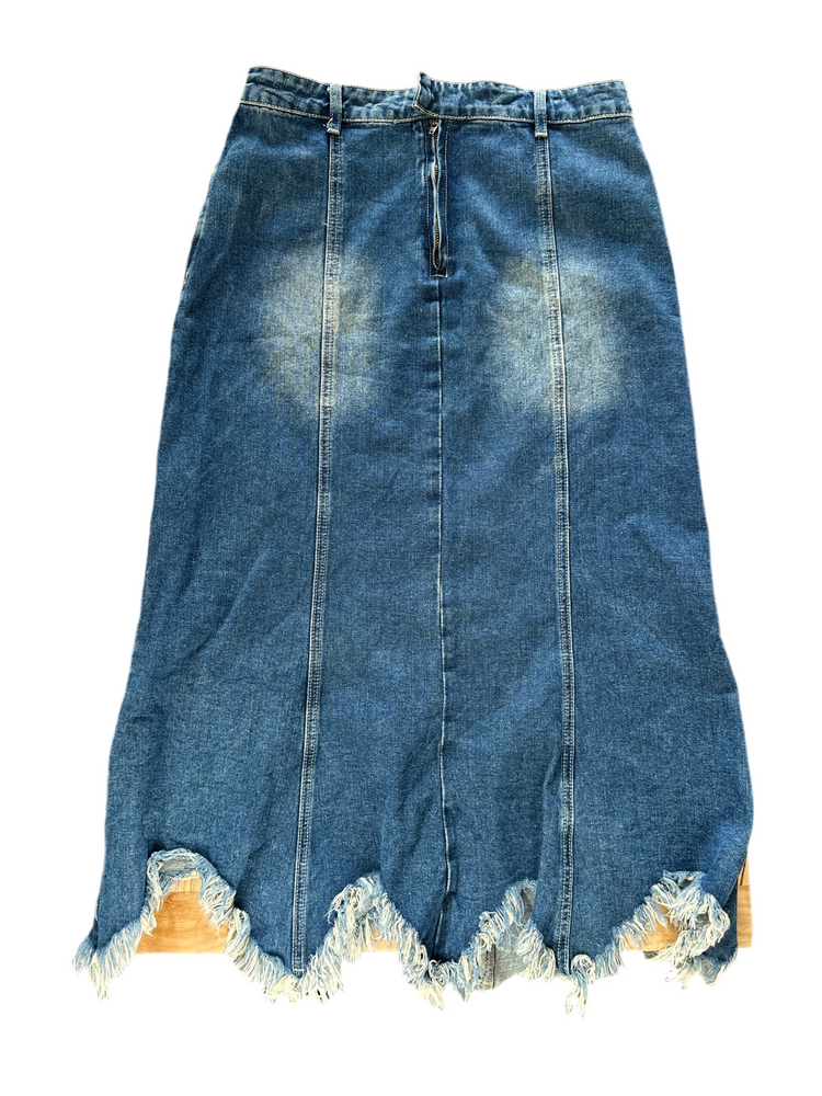 Grunge Punk Fairy Grunge Star Denim Skirt | 12
