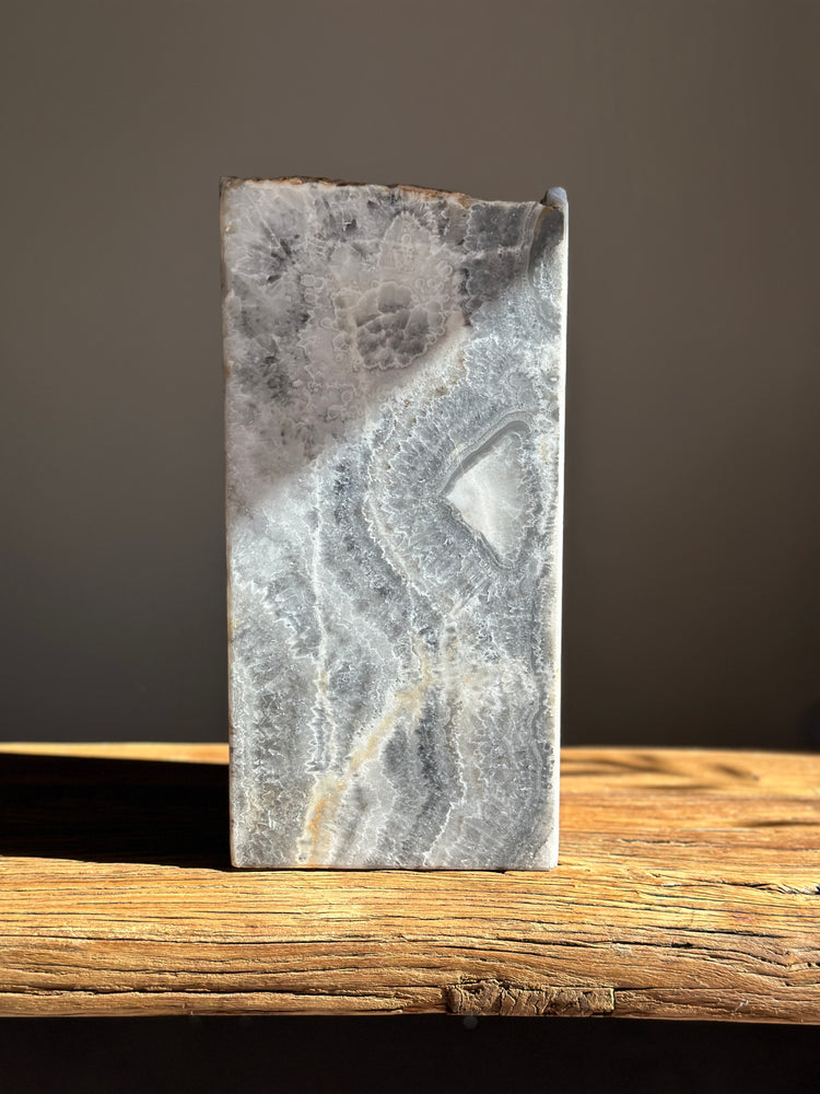 
            
                Load image into Gallery viewer, Grey Black Onyx Lamp
            
        