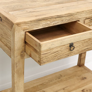 Olive Two Drawer Console