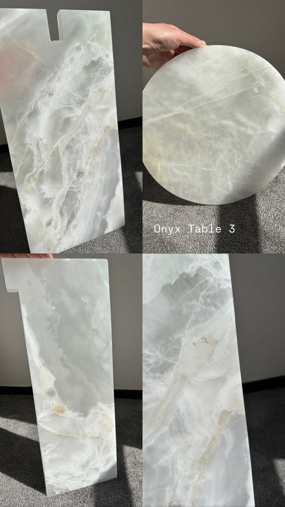 Alba Onyx Table White