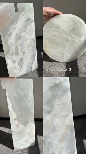 Alba Onyx Table White