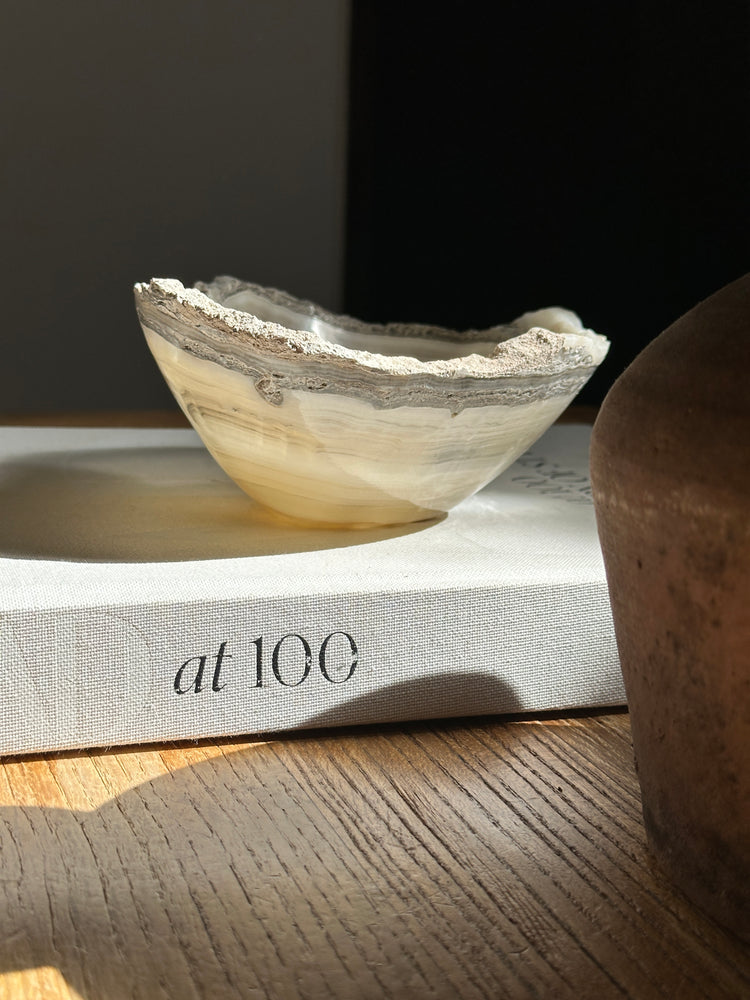 Grey Amber Onyx Bowl