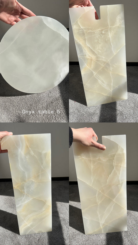 Alba Onyx Table White