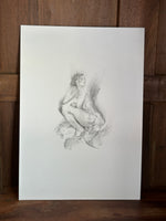 Women’s Figure Sketch Original Artwork