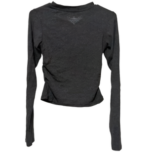 PERKY GIRL LONG SEELVE CROP TOP