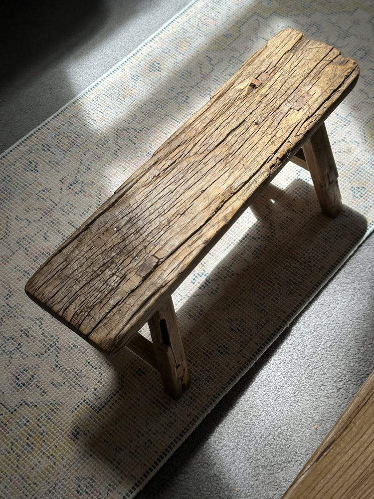 Mini Elm Gate Bench