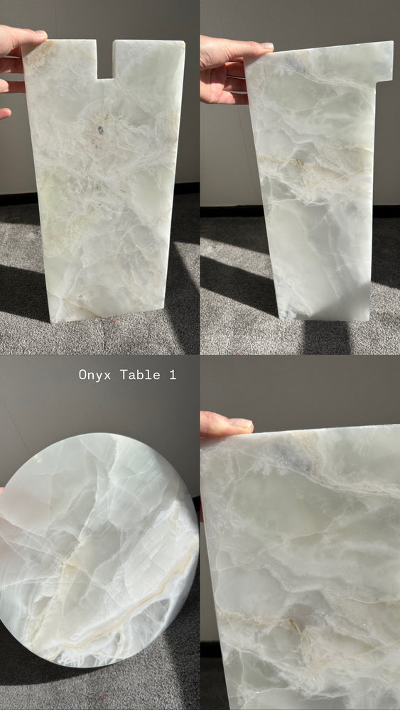 Alba Onyx Table White