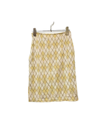 MISS ARTEMIS GILTER DIAMOND PATTERN SKIRT 00s | M