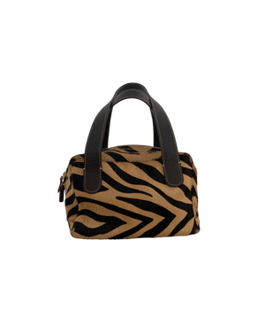GUIAS PONY HAIR LEATHER BOSTON BAG - Made in Italy