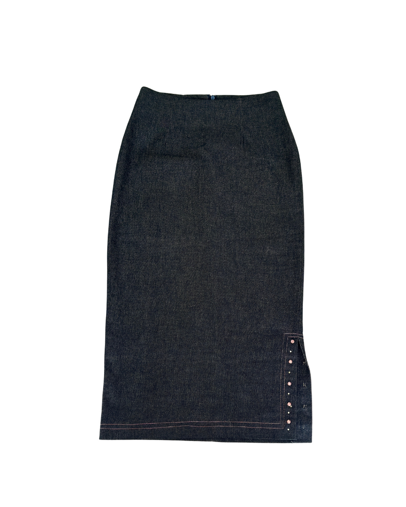 MORGAN DE TOI DENIM PENCIL SKIRT | 7