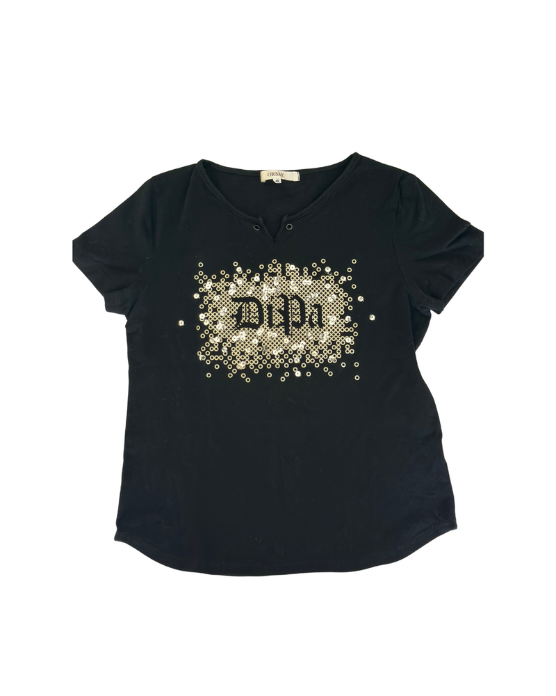 DIPA Y2K SILVER SEQUIN TOP | 10