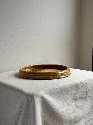 Vintage Round Ceramic Platter