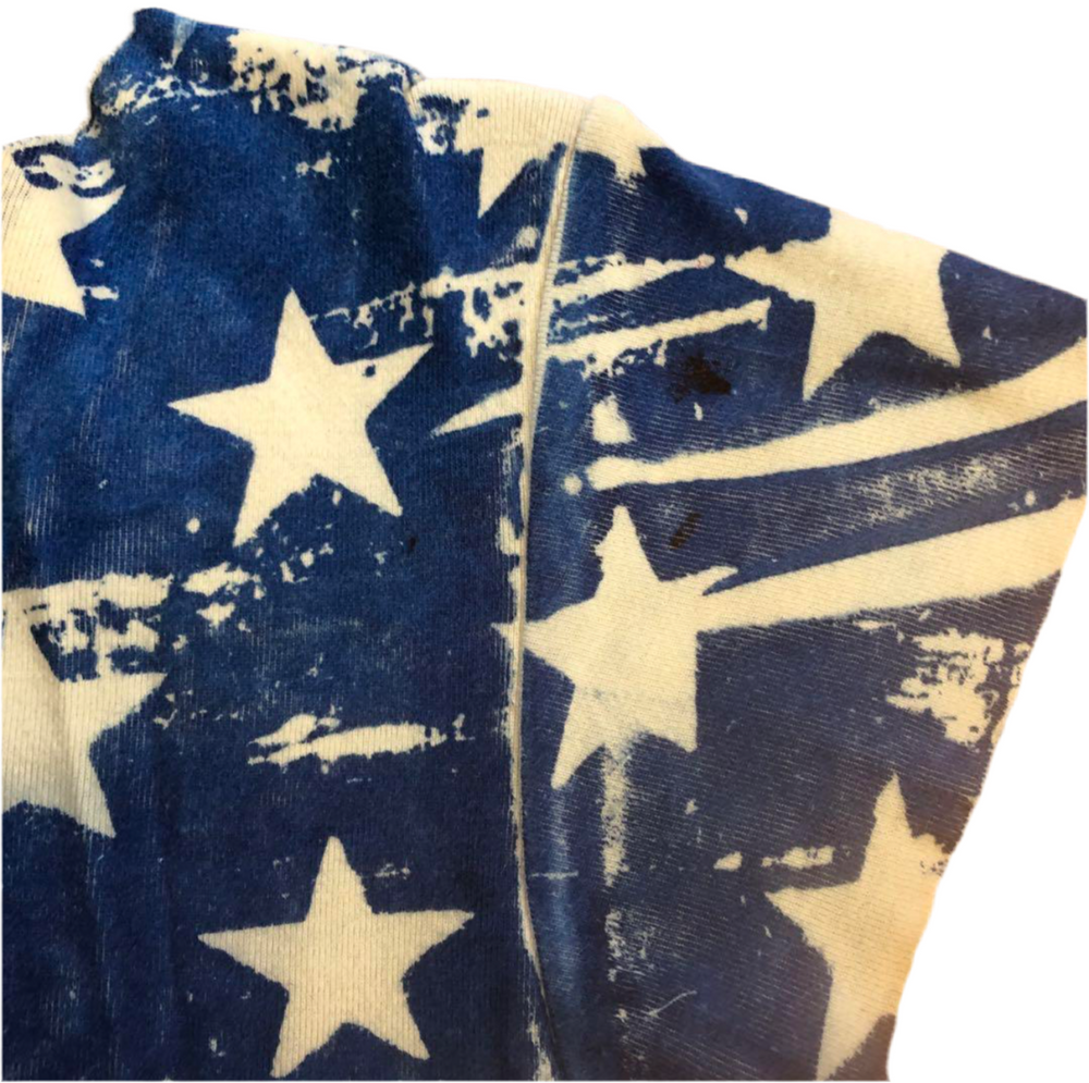 CATHERINE MALANDRINO USA FLAG Y2K TOP | M