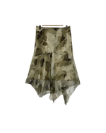 COUP DE CHANCE ASYMMETRICAL GREY PRINT SKIRT | 8