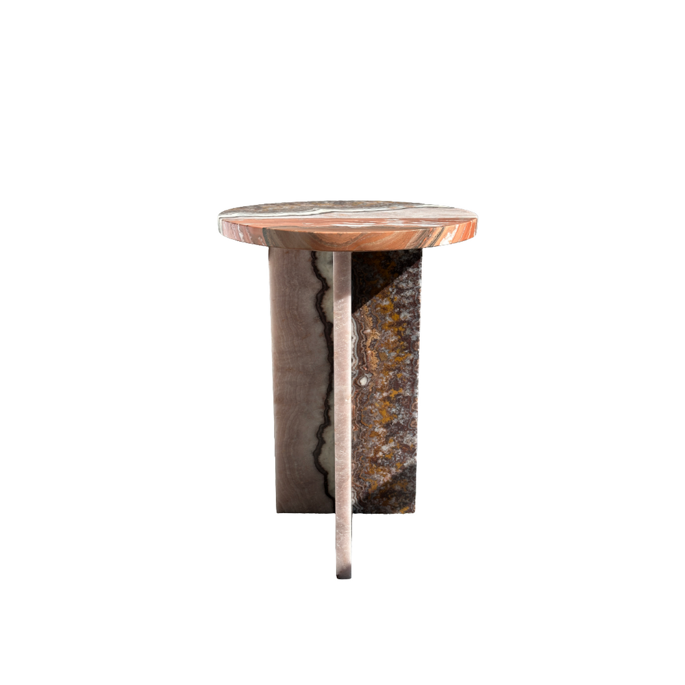 Alba Onyx Table Pink Serpentine