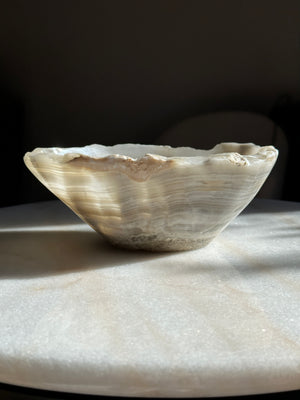 
            
                Load image into Gallery viewer, Grey Banded Onyx Bowl
            
        