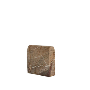 Taupe Marble Object - Short