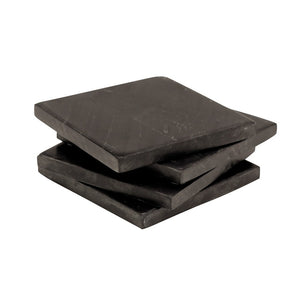 
            
                Load image into Gallery viewer, Black Marble Coasters Square - Set of 4
            
        