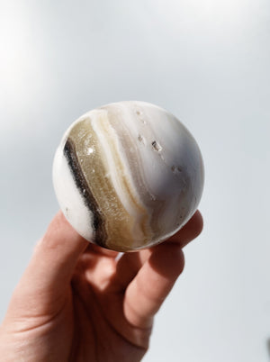 
            
                Load image into Gallery viewer, Zebra Calcite Sphere
            
        