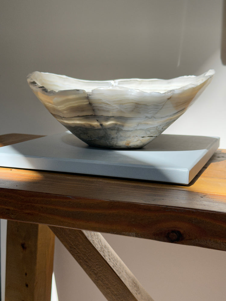 
            
                Load image into Gallery viewer, Polished Onyx Bowl - Medium
            
        