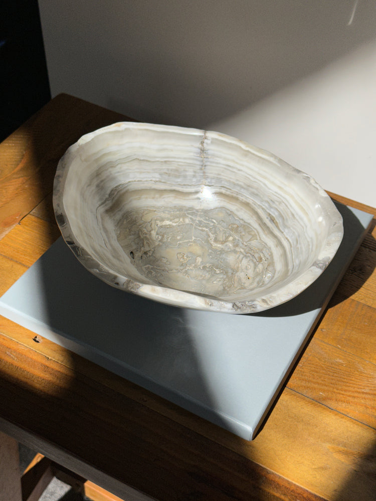 
            
                Load image into Gallery viewer, Polished Onyx Bowl - Medium
            
        